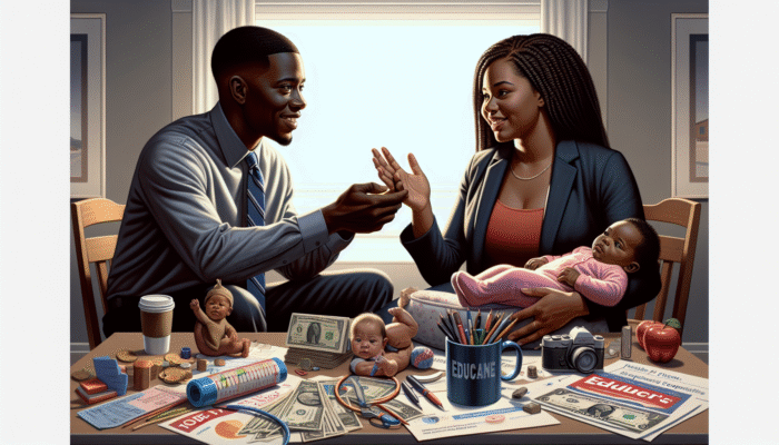 Mississippi family adjusting budget for new baby and job changes in a cozy home.