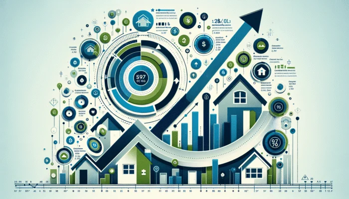 Infographic on credit builder loans showing benefits, structure, and financial growth.