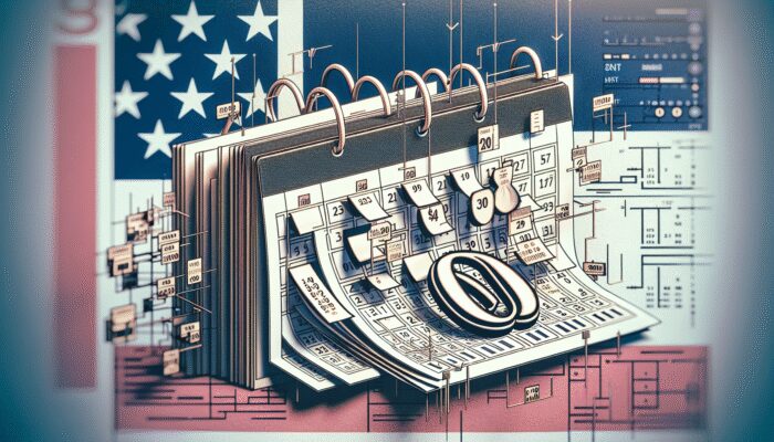 A calendar marked up to 30 days with the Mississippi state flag, symbolizing payday loan term limits.