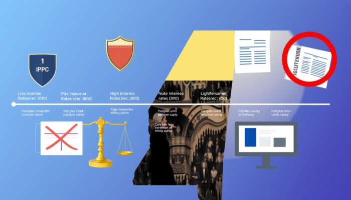 Collage illustrating the evolution of Mississippi payday loan regulations, featuring a timeline of key milestones, consumer protection symbols, and contrasting images of high-interest rates versus capped rates against the Mississippi state outline.